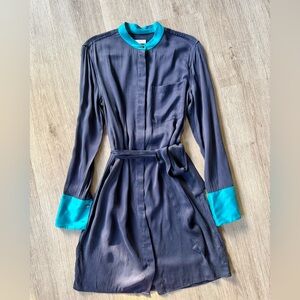 Equipment Silk Blend Belted Blouse / Tunic